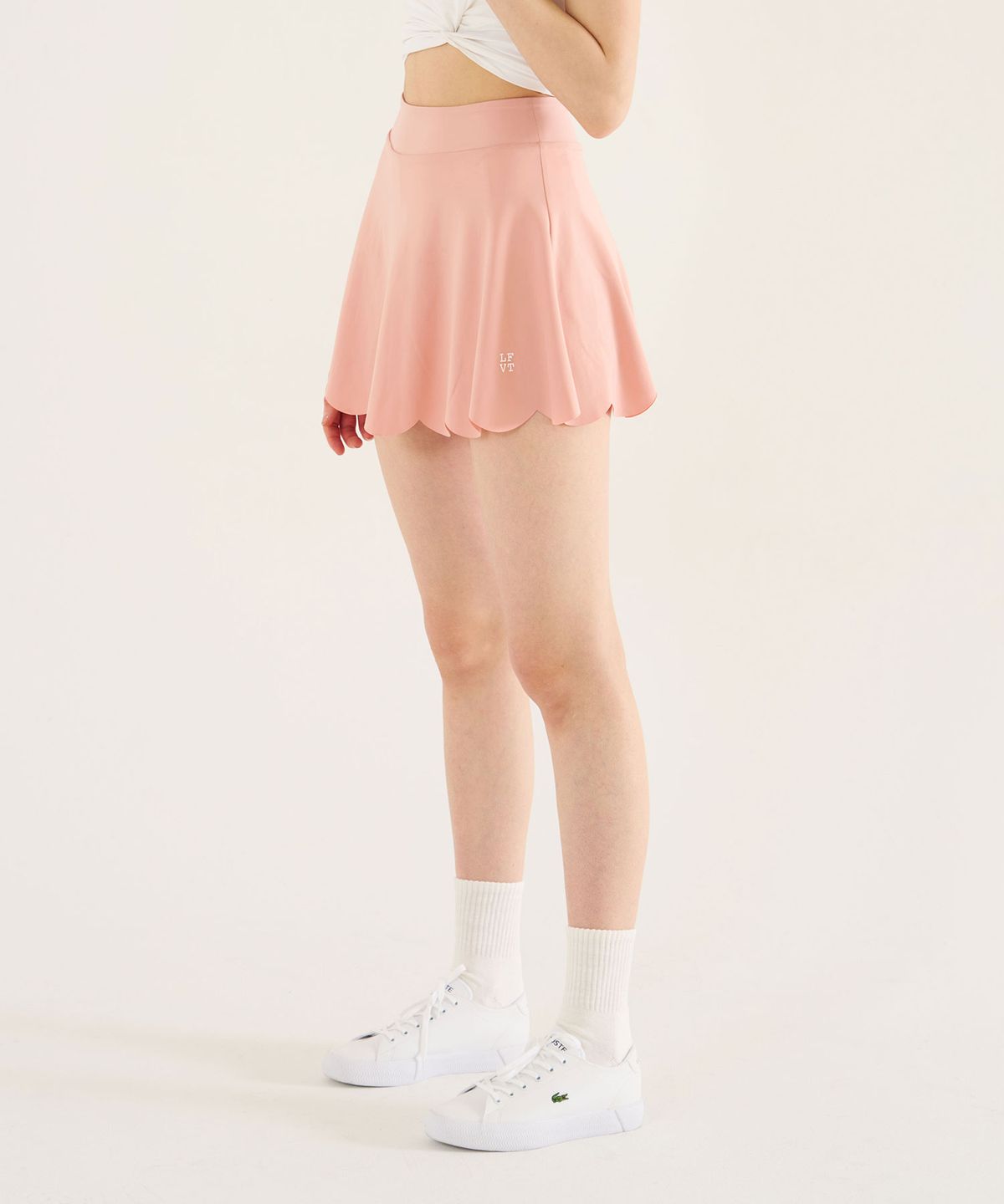 러브포티(LOVEFORTY) WAVE TENNIS SKIRT PINK