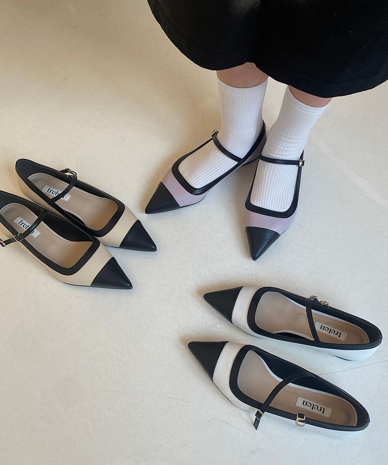 Two-tone Maryjane (3 colours_