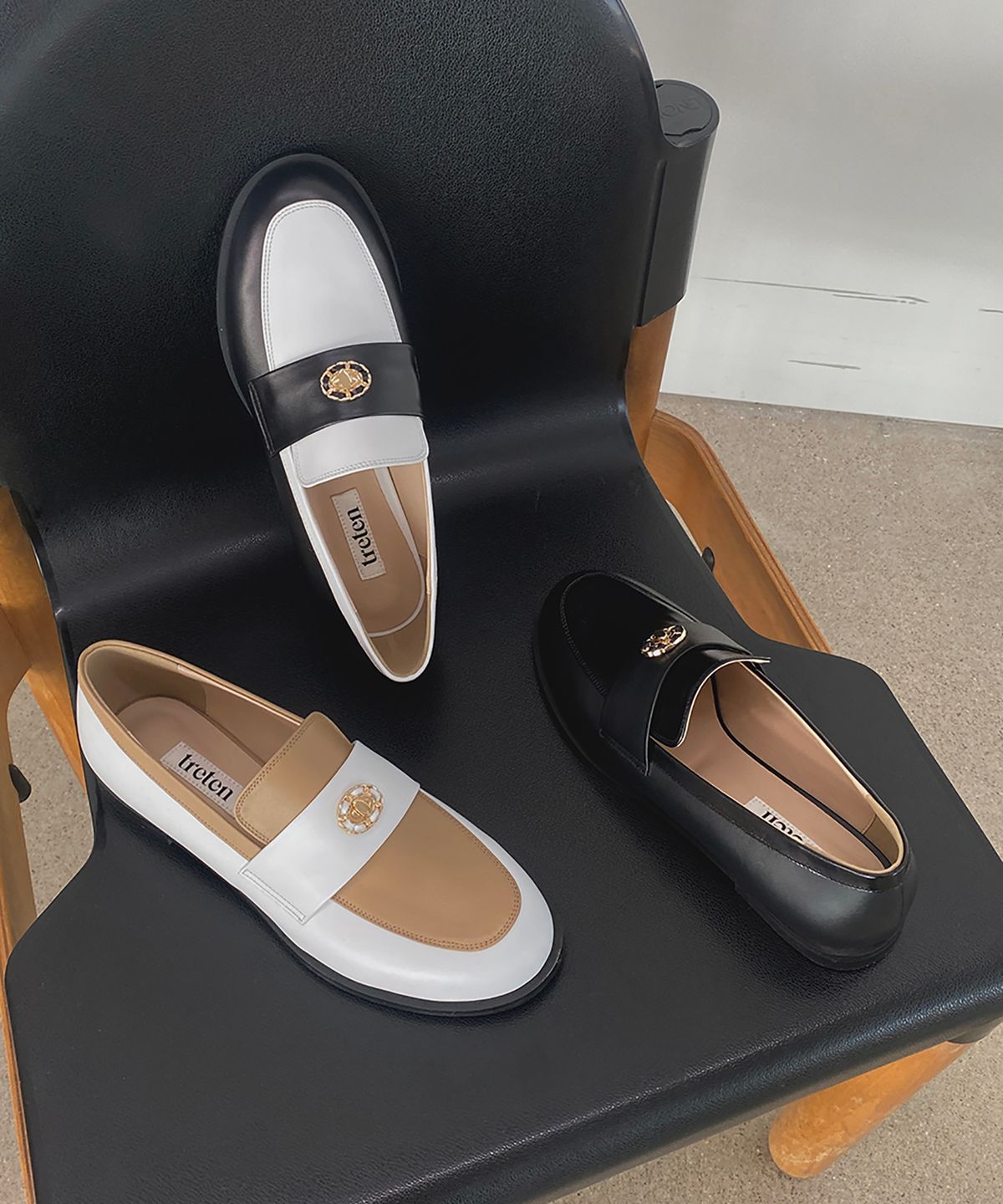 트레텐(TRETEN) Round toe Flat Loafers (3 colours)