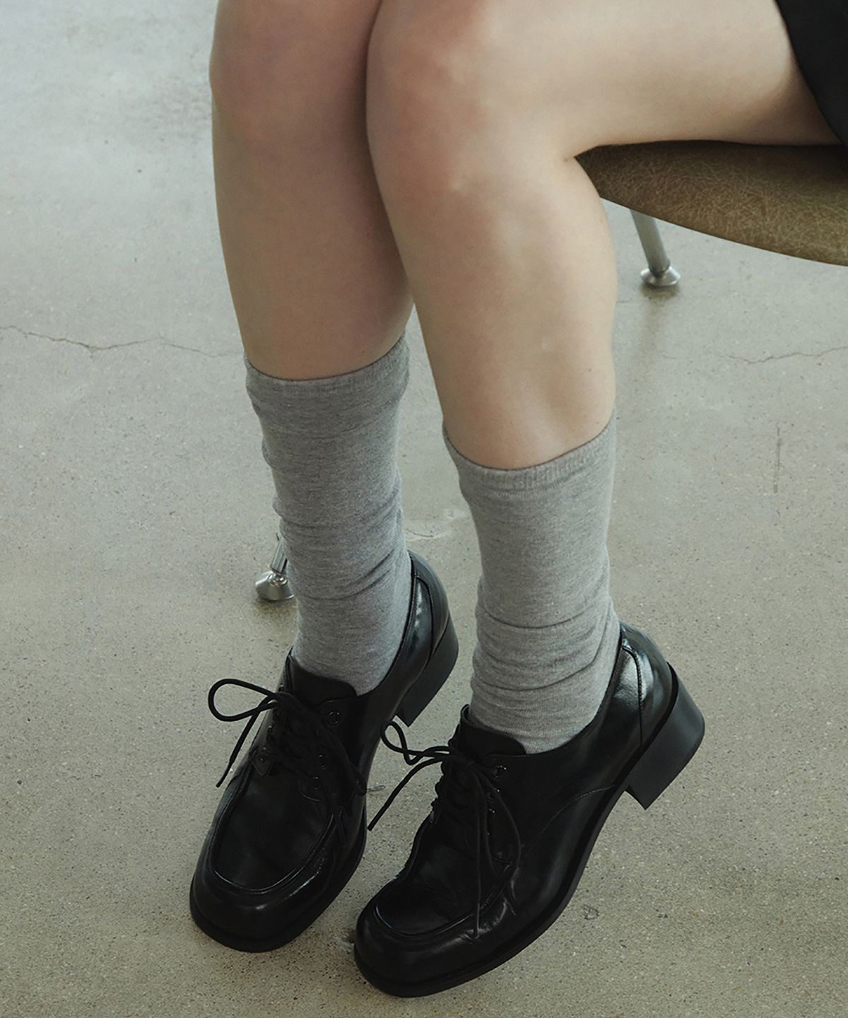 트레텐(TRETEN) Square toe Lace-up Loafers