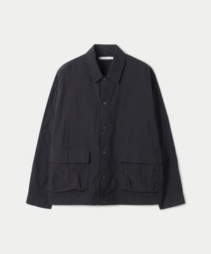 타슬란 칼라넥 워크 자켓 BLACK