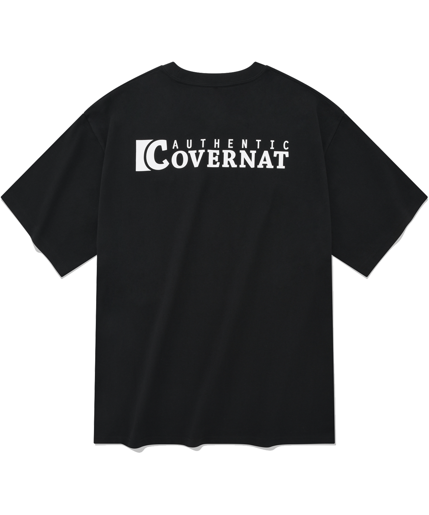 MUSINSA | COVERNAT Box Authentic Logo T-Shirt Black