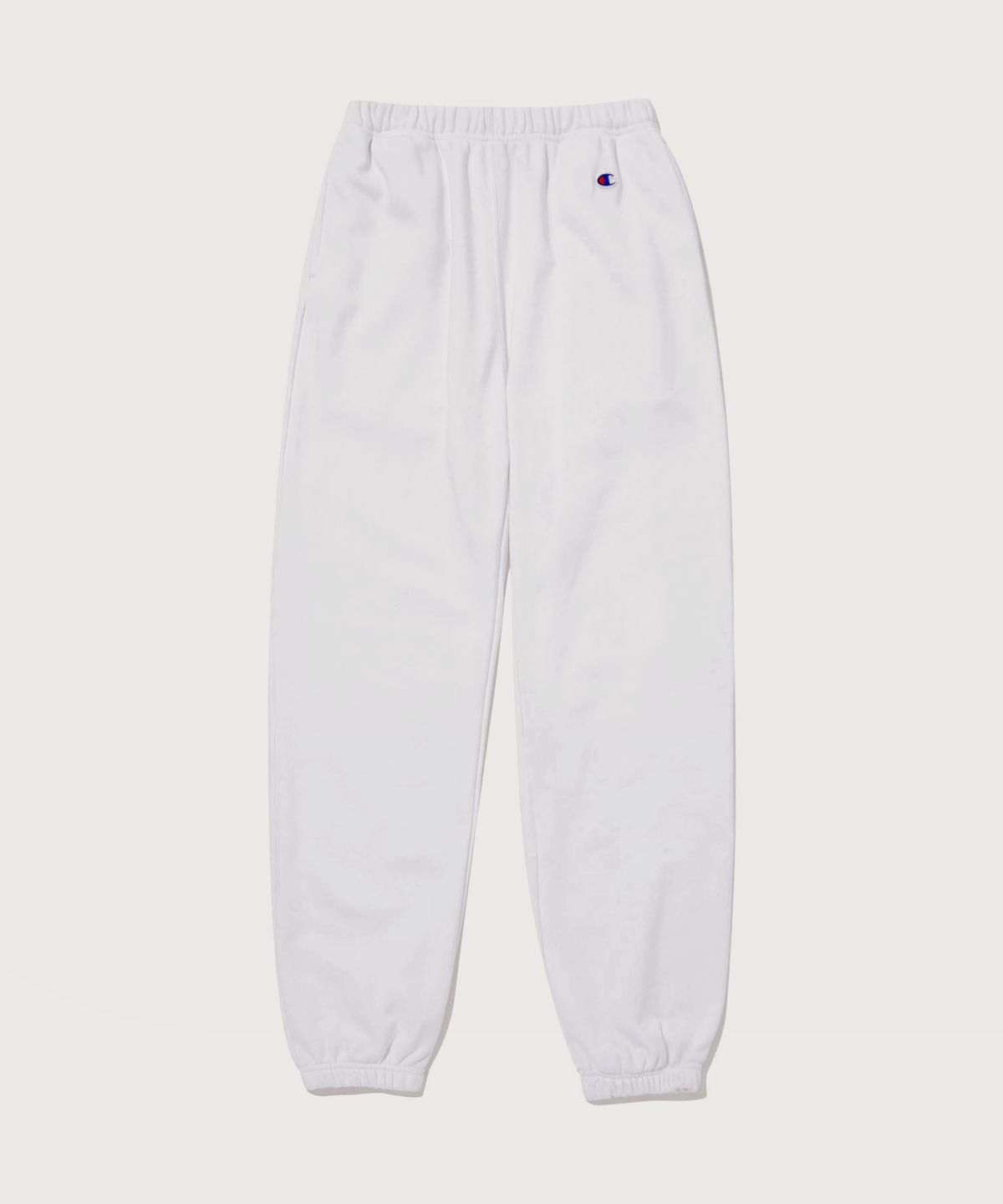 챔피온(CHAMPION) C로고 프렌치테리 밴딩 조거팬츠 White