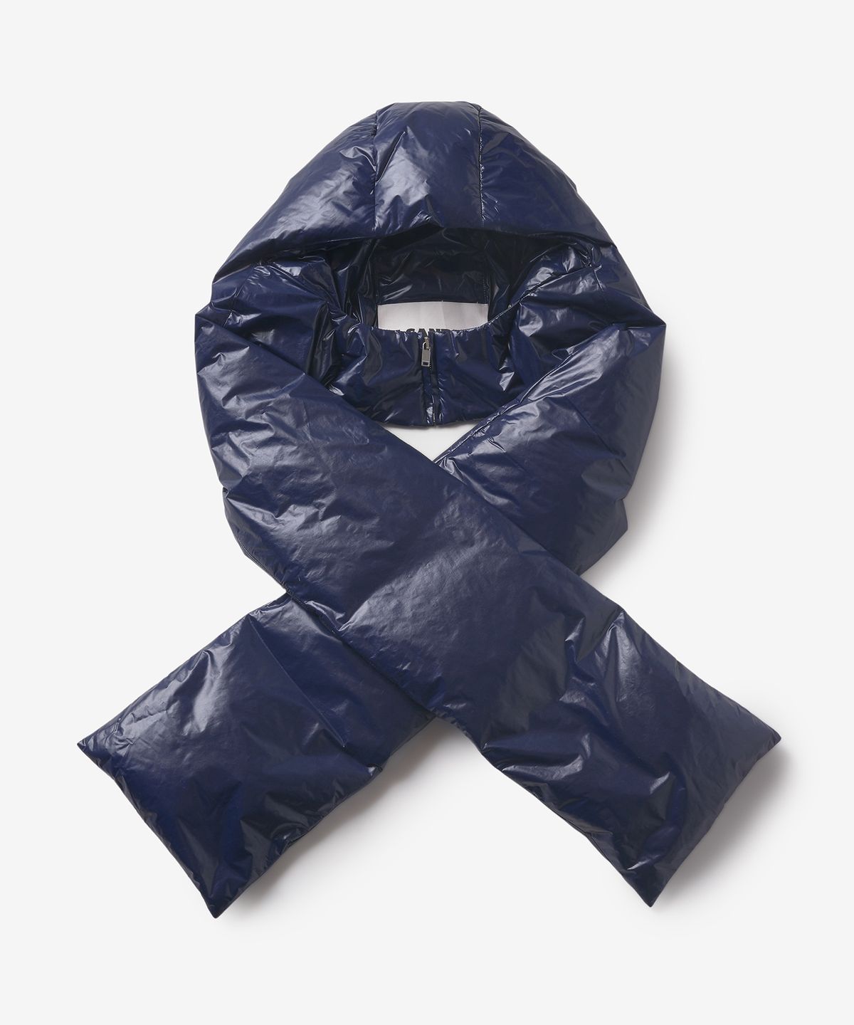 질 샌더(JIL SANDER) 리사이클 나일론 다운 머플러 - 네이비 / J47TE0015J70007419