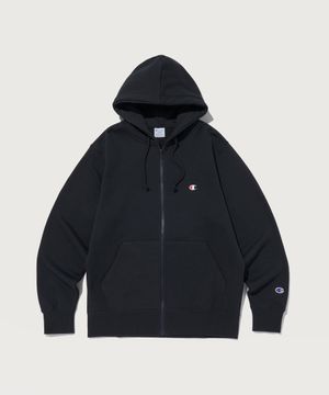베이직 C로고 후드 집업 Normal Navy