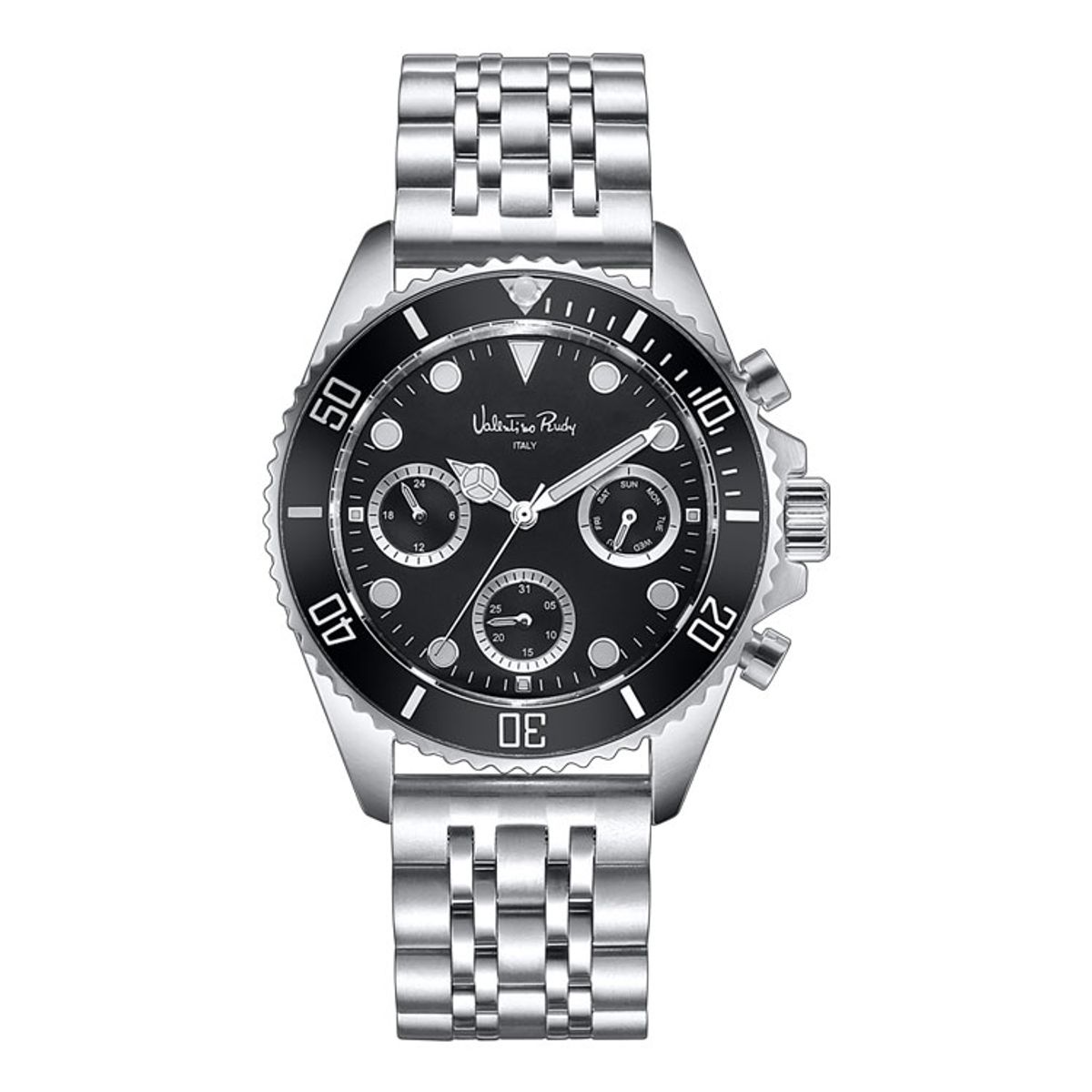 발렌티노 루디(VALENTINO RUDY) VR6582B-BKWT 남자 메탈 손목시계