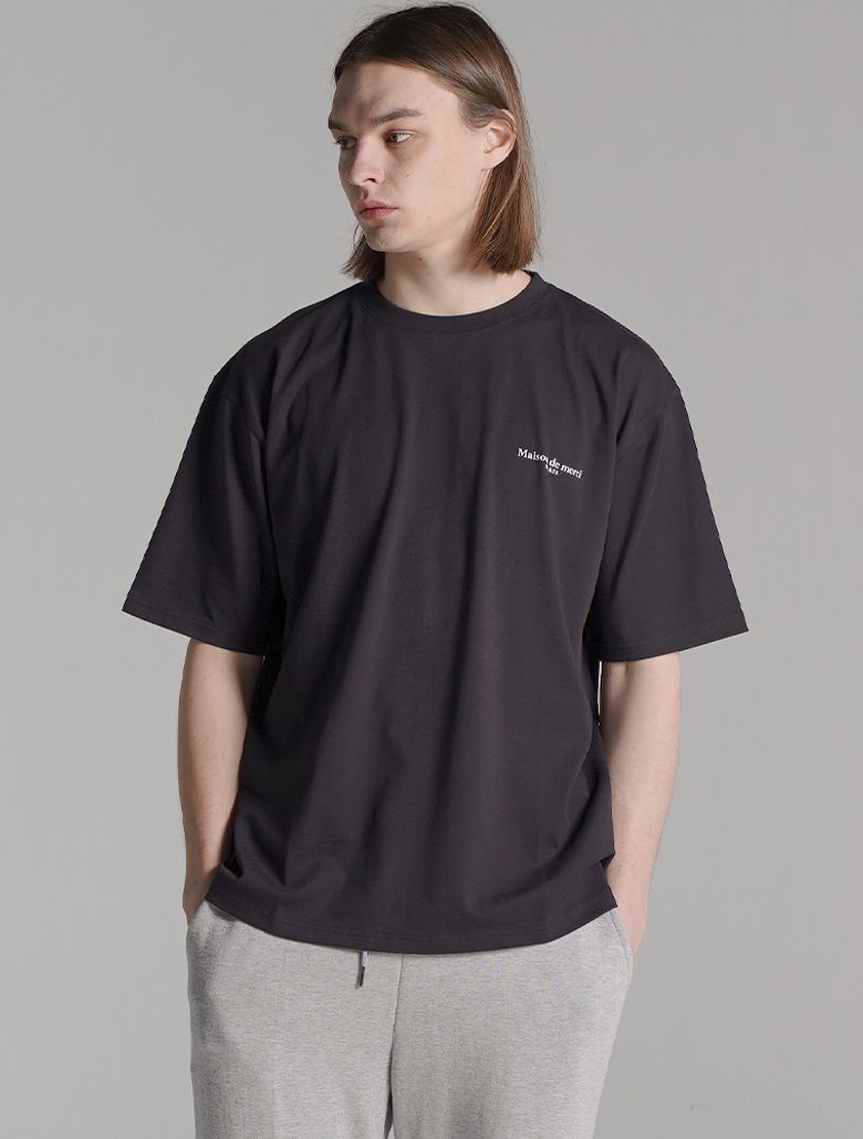 UNISEX 피마코튼 베이직 반소매 블랙(FCD2TS122M)