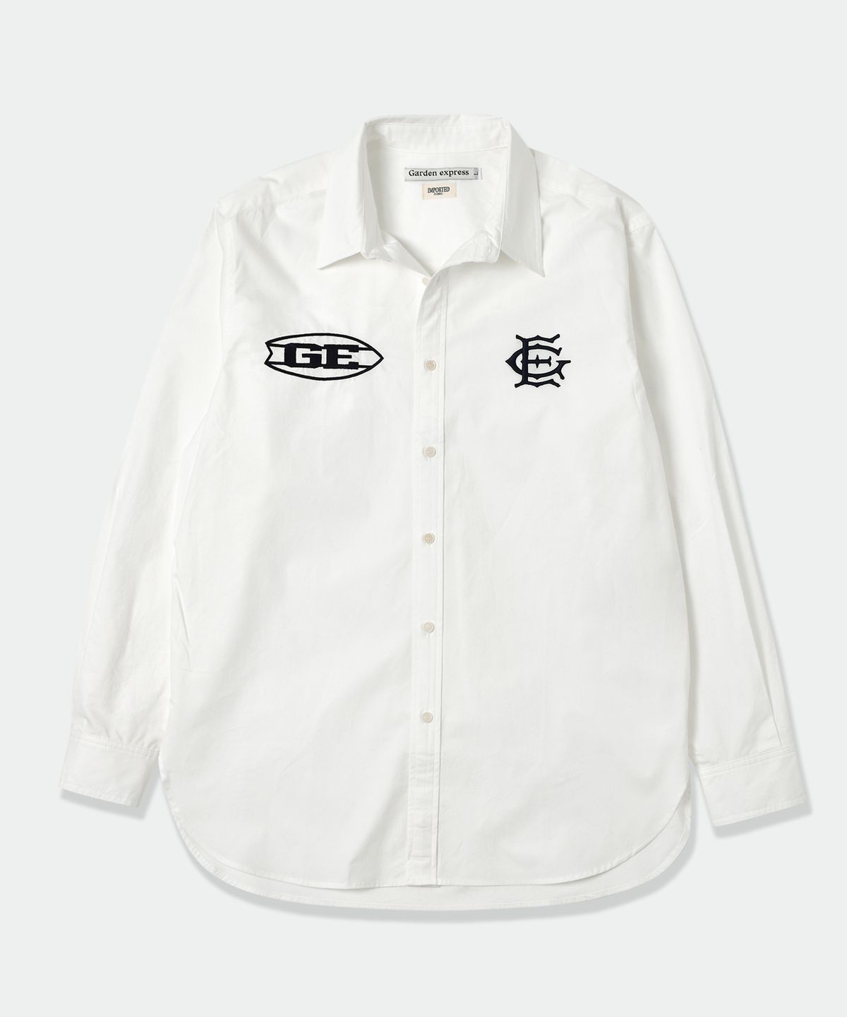 가든익스프레스(GARDEN EXPRESS) EMBROIDERED COMFORT SHIRT  (white)