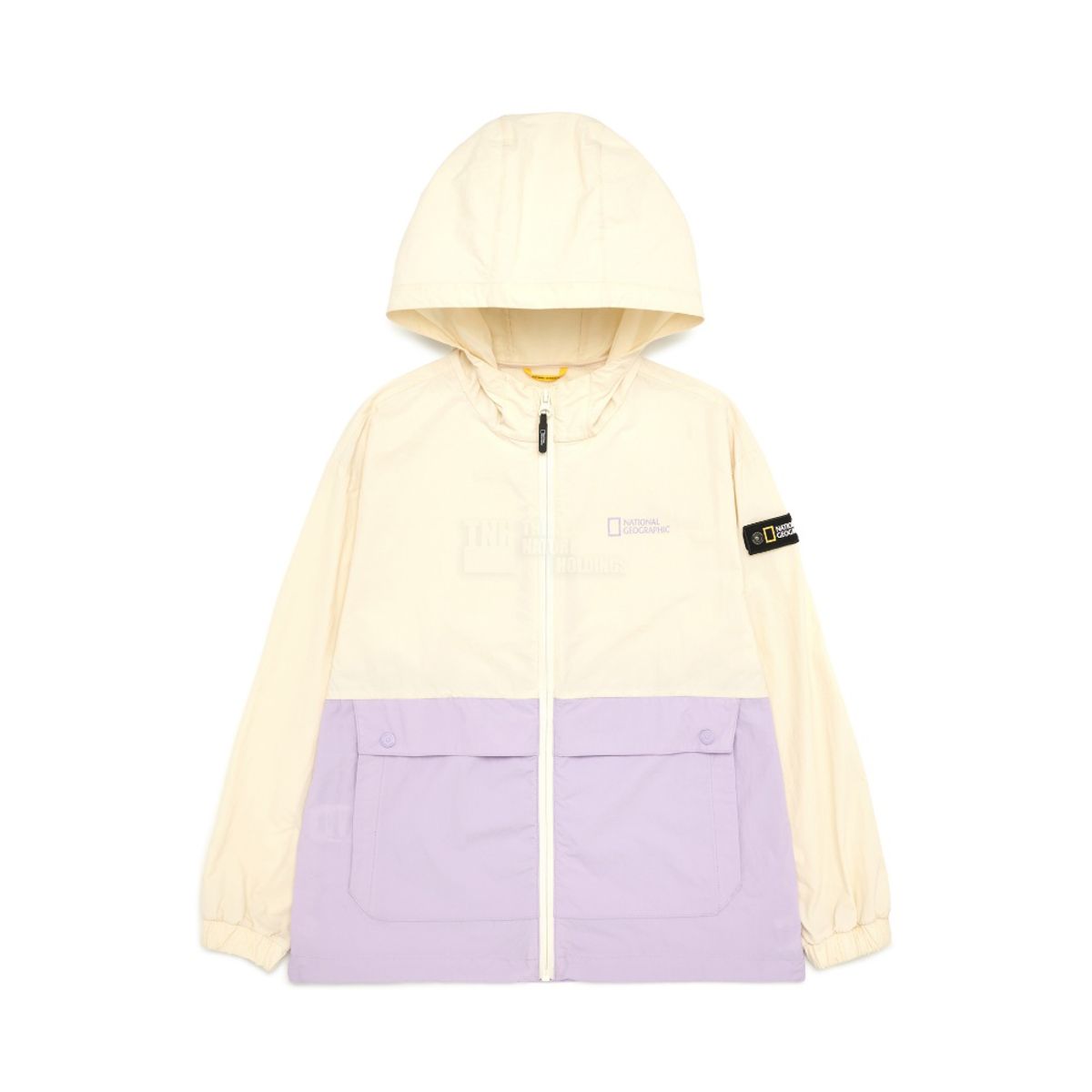 내셔널지오그래픽 키즈(NATIONAL GEOGRAPHIC KIDS) K232UFT850 포켓 후드 트레이닝 자켓 LAVENDER