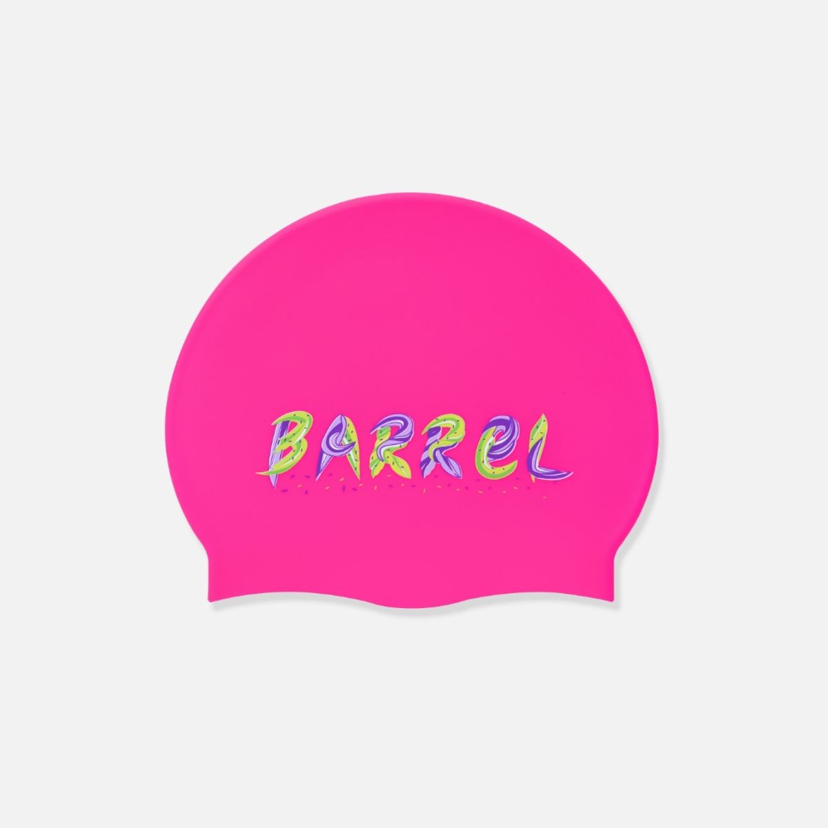 배럴(BARREL) 크림 실리콘 스윔 캡 네온핑크 (B3SUASC029NPK)