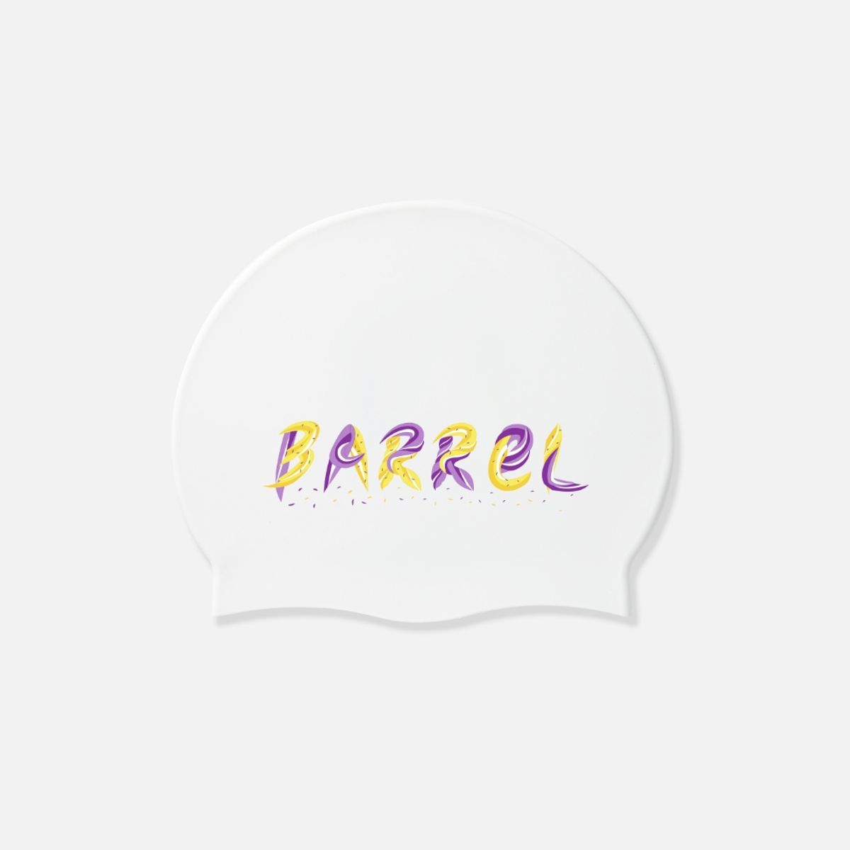 배럴(BARREL) 크림 실리콘 스윔 캡 화이트 (B3SUASC029WHT)