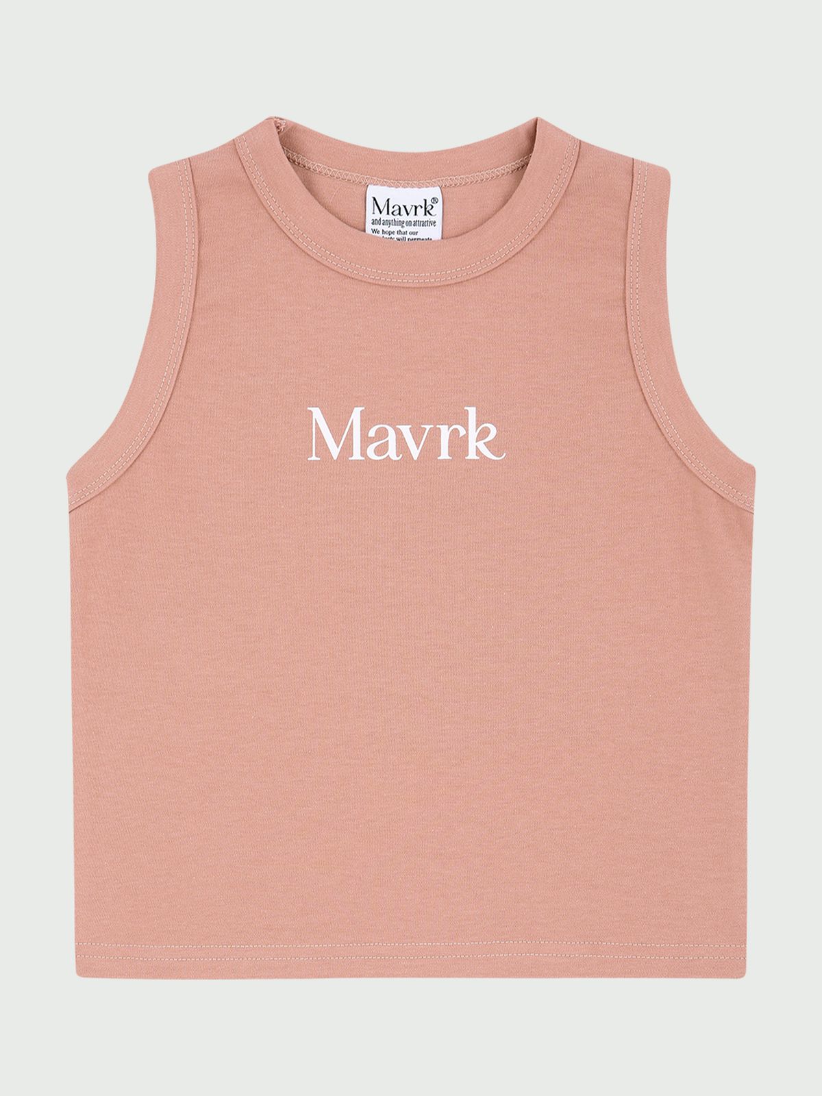 매버릭(MAVRK) 데일리 크롭 슬리브리스 [핑크]