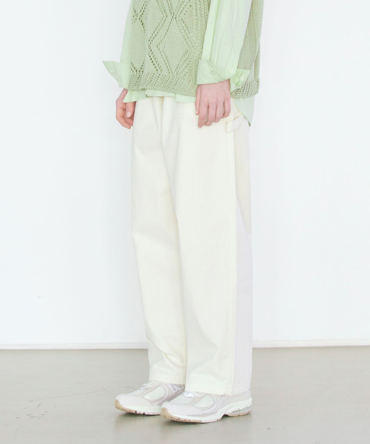 빅유니온(BIG UNION) FATIGUE WELL PANTS / IVORY