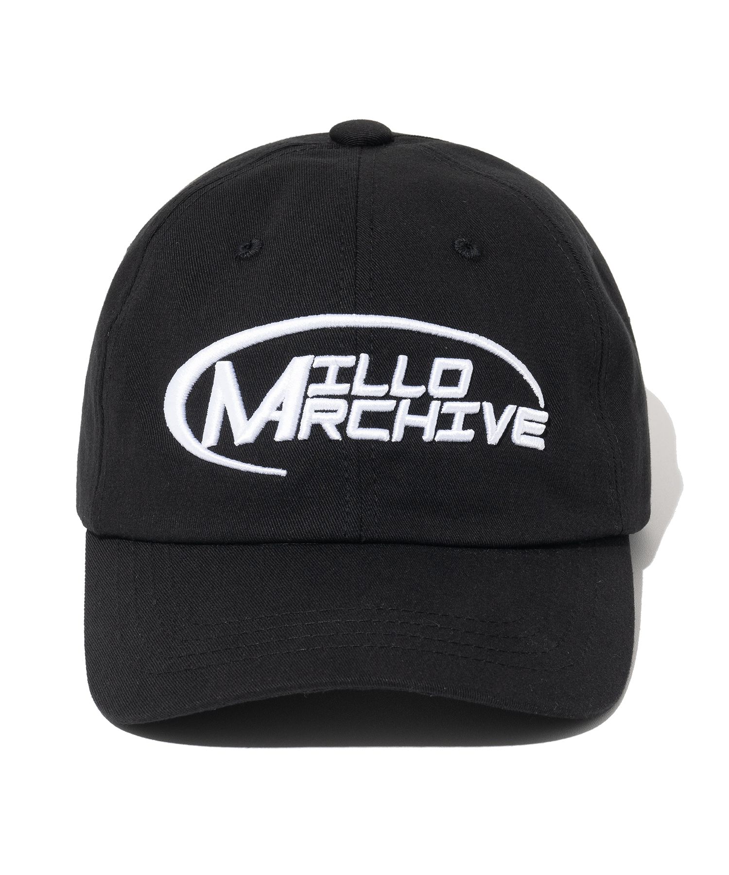 MUSINSA公式 | MILLO ARCHIVE Milo Archive Logo Ball Cap [Black]
