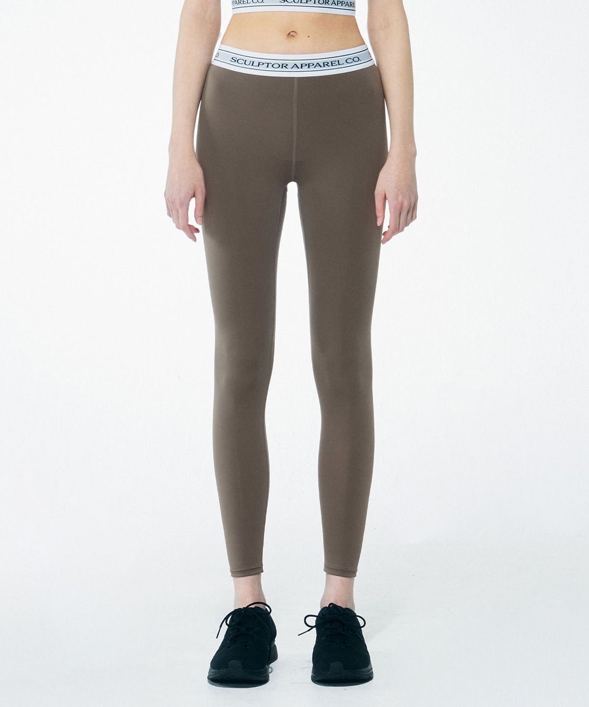 스컬프터(SCULPTOR) Banding Training Tights Brown