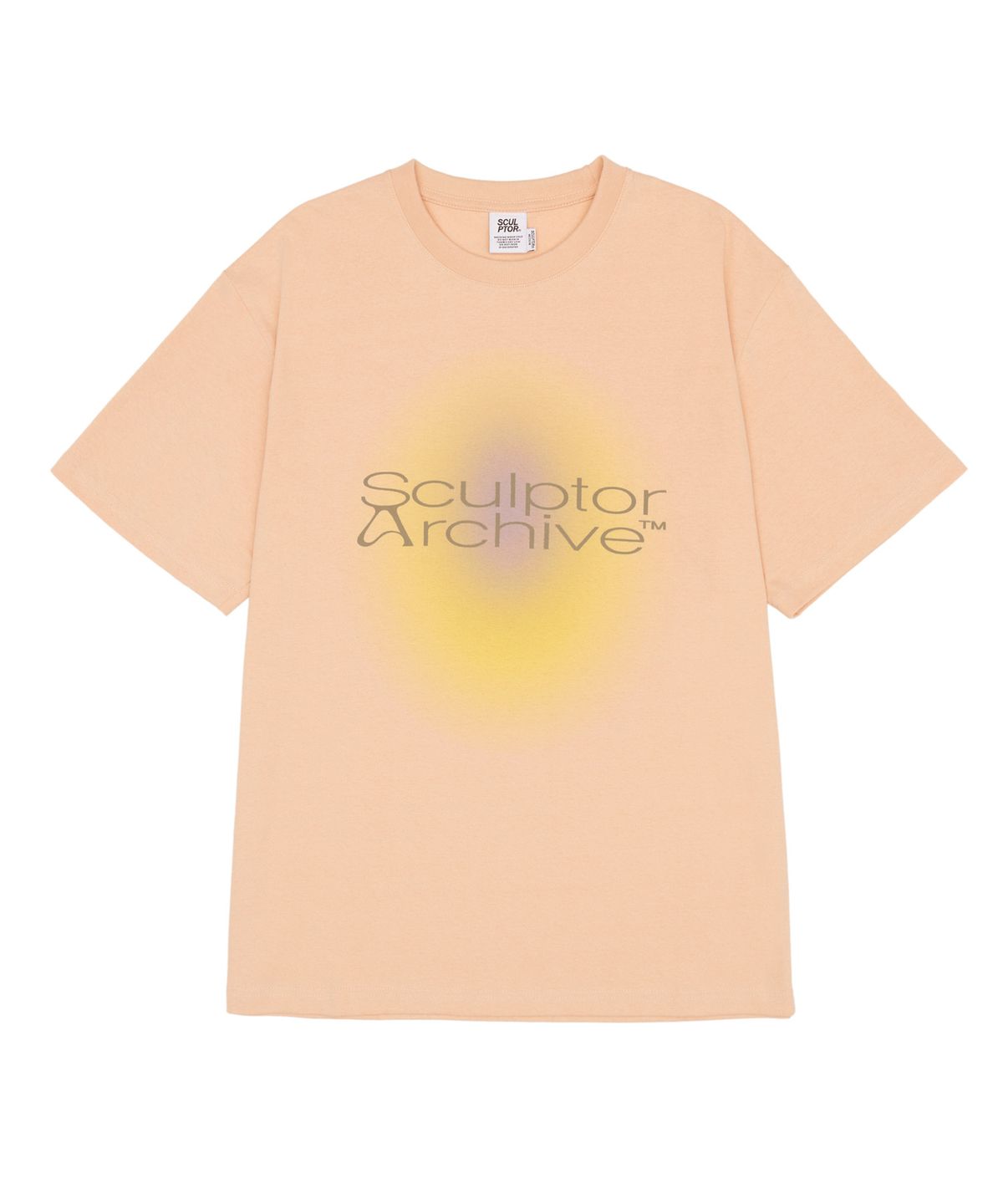 스컬프터(SCULPTOR) Colour Archive Logo Tee Pale Pink