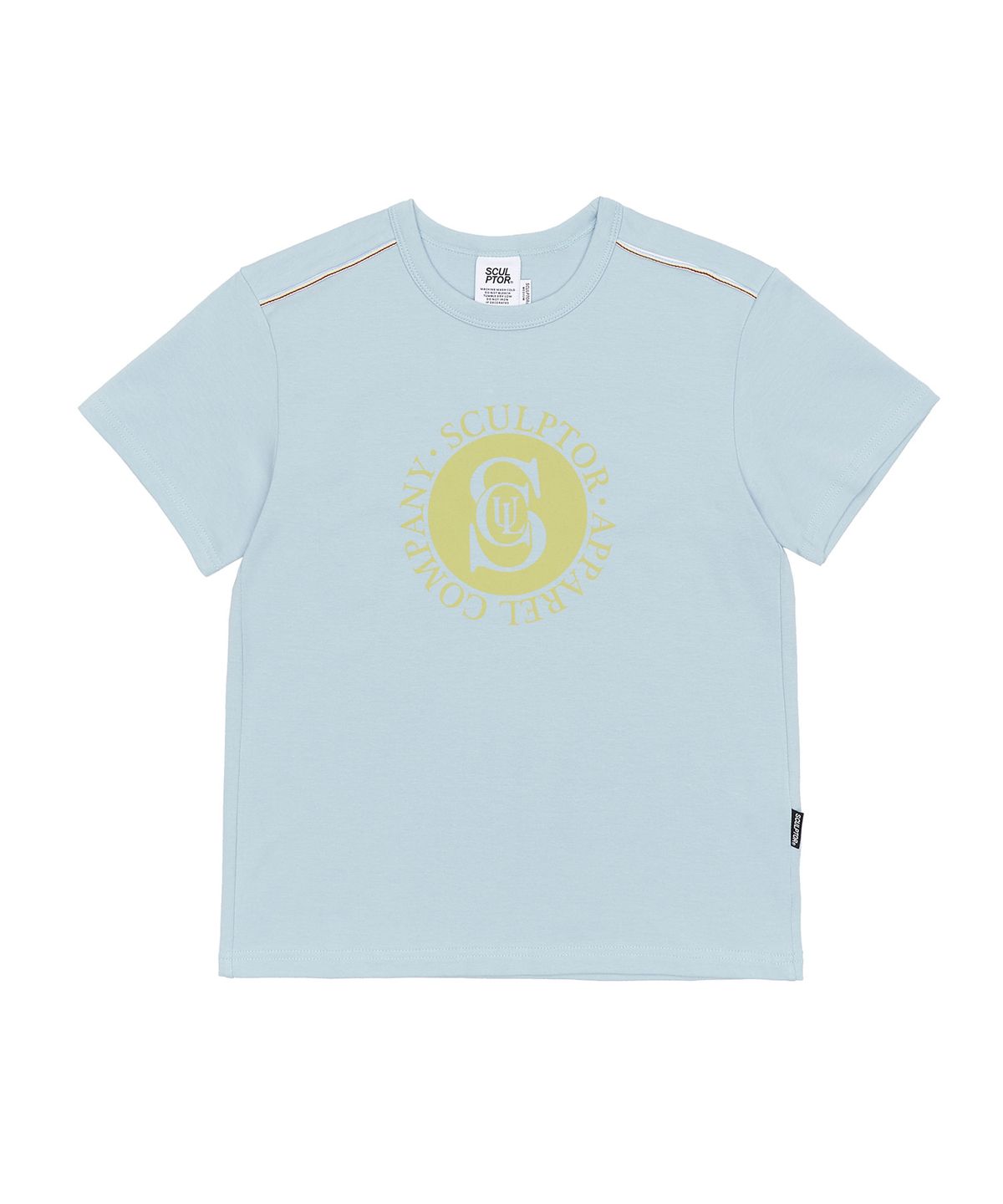 스컬프터(SCULPTOR) Varsity Logo Tee Pale Blue