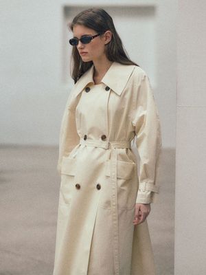 Wide Collar Trench Coat SW3SR101-03