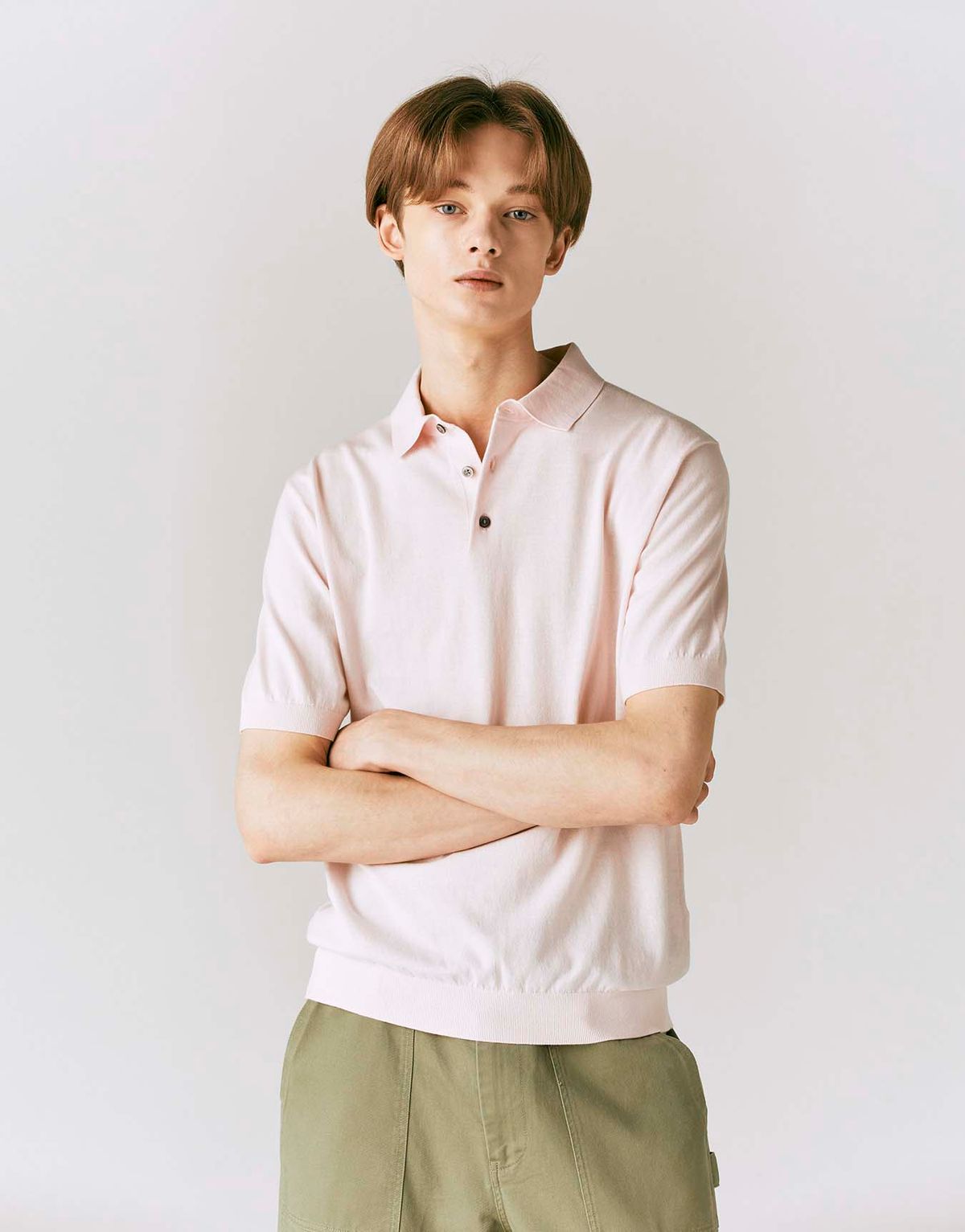 지오다노(GIORDANO) 폴로넥 반팔 니트 053507 [9color]