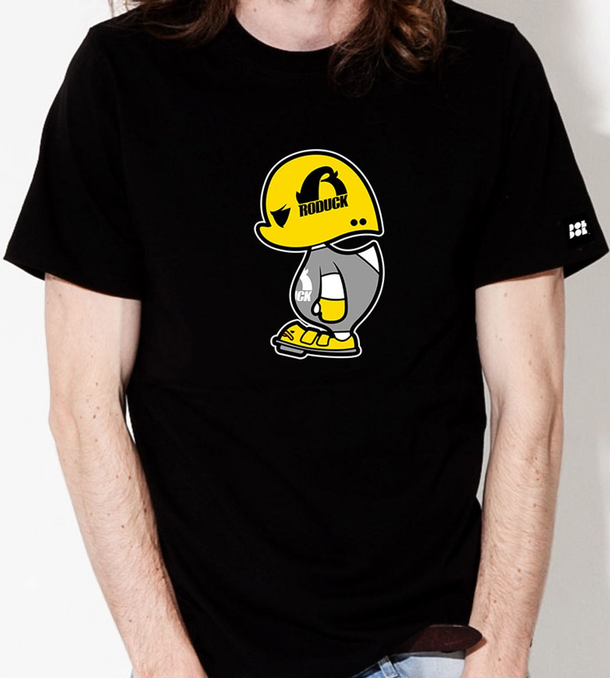 돌돌(DOLDOL) Roduck_T-shirts_03 로드자전거 오리 로덕 캐릭터 그래픽 티셔츠