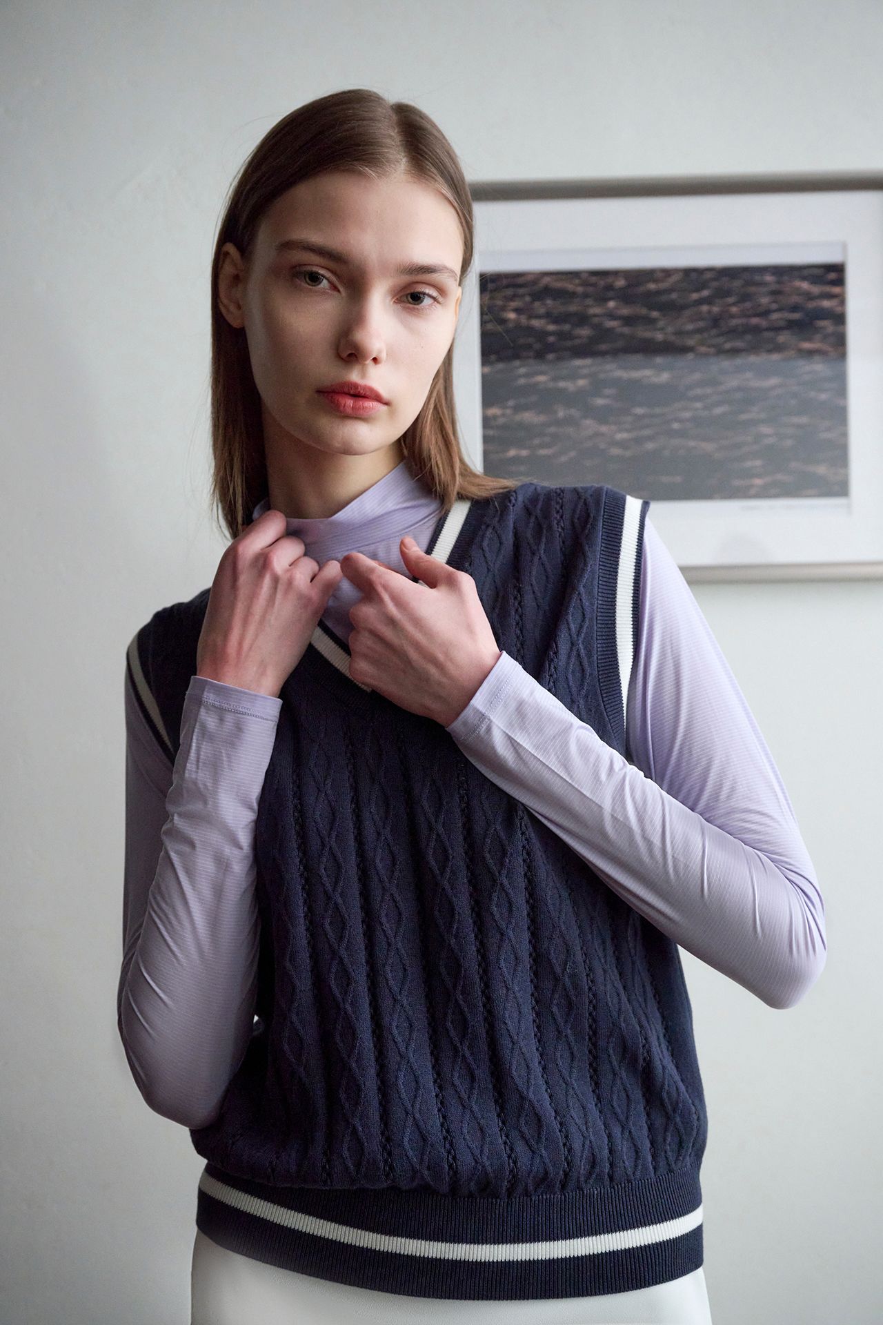 ★MUSINSA STANDARD★ Relaxed Ombre Check Shirt 2 Purple Grey MUSINSA | MUSINSA STANDARD Relaxed Ombre Check Shirt [White
