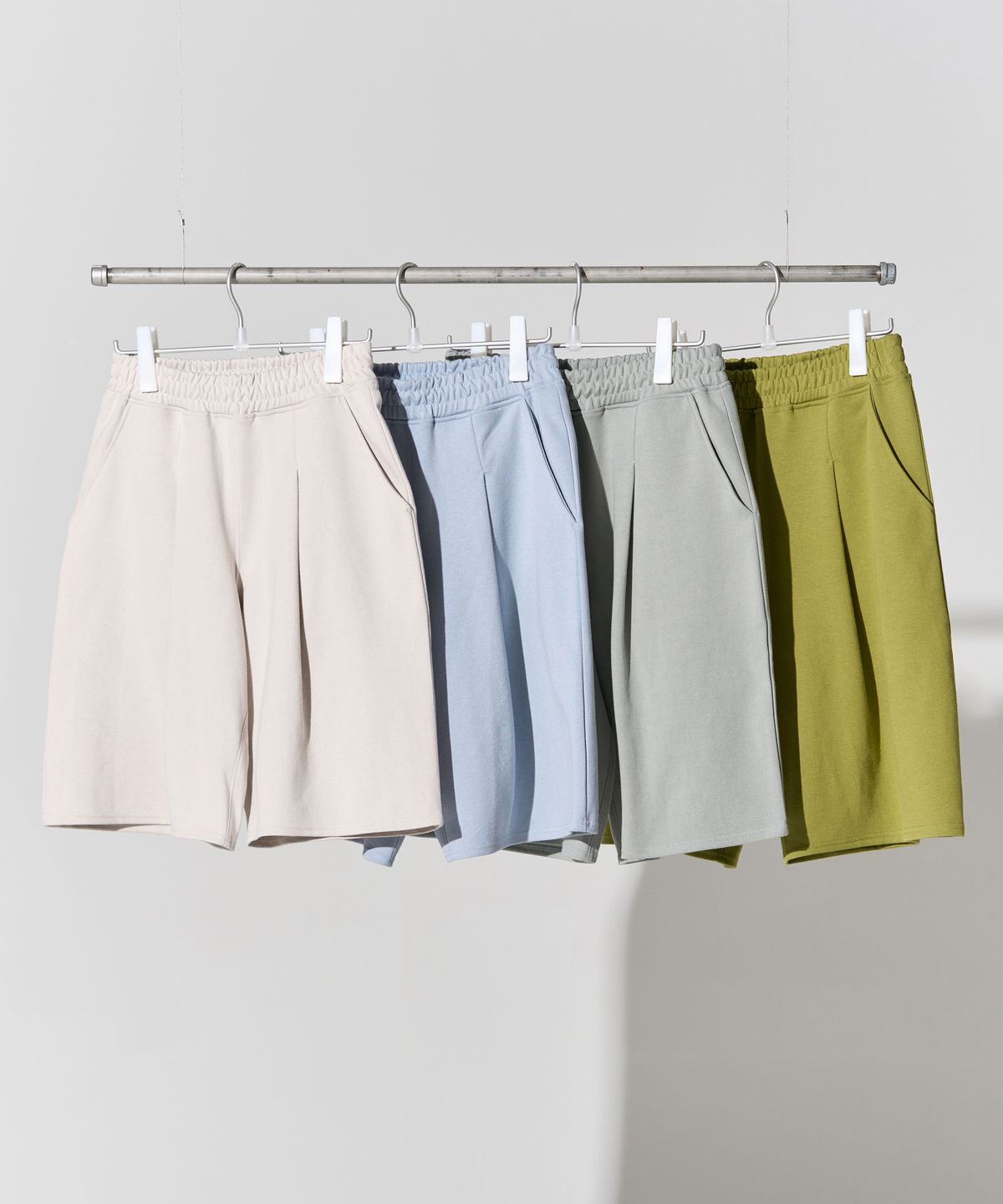 제로(XERO) Deep One Tuck Sweat Shorts [7 Colors]