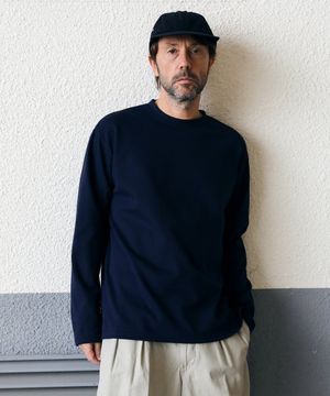 퓨어 헤비 티셔츠 네이비