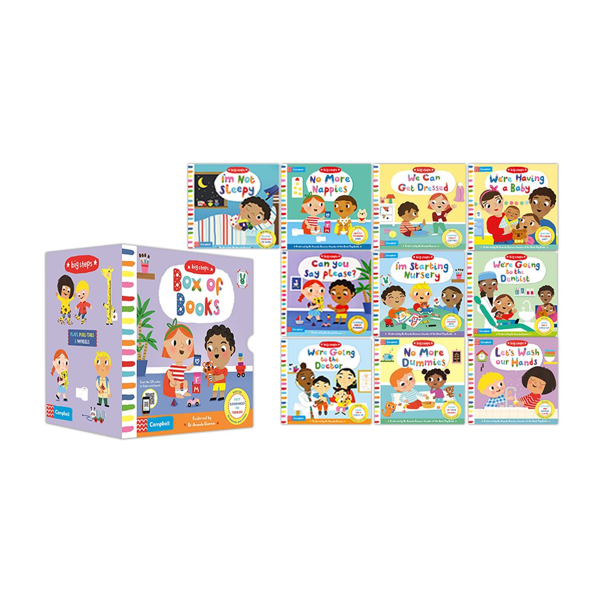 언어세상(LANGUAGE WORLD) Big Steps 10-book QR slipcase