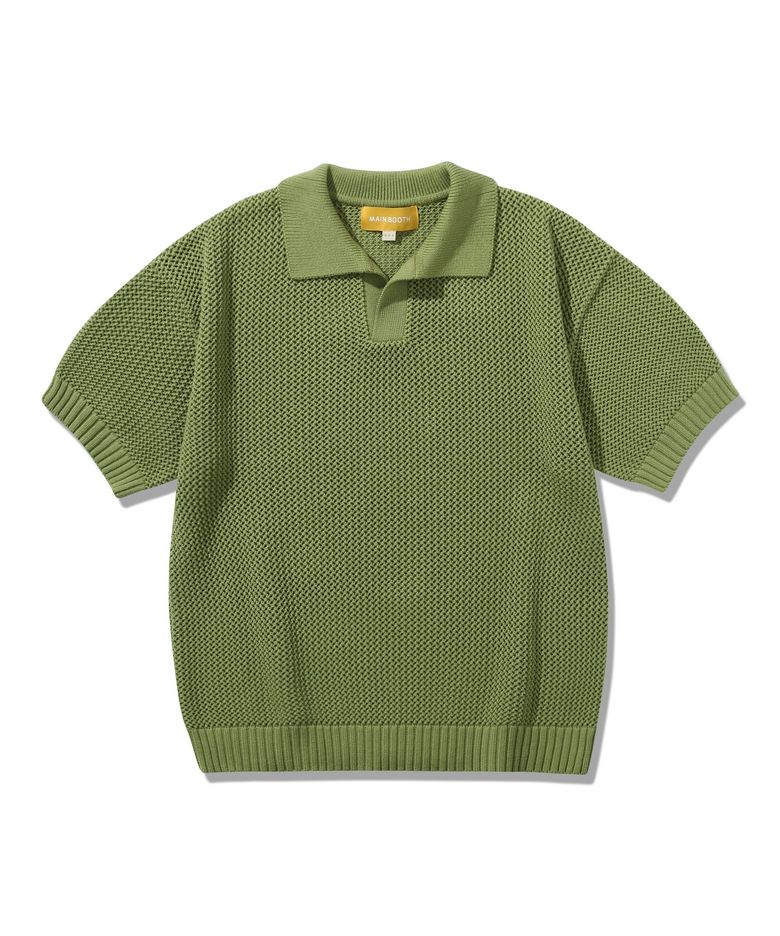 Sailing Oversized Punching Sweater(AVOCADO)