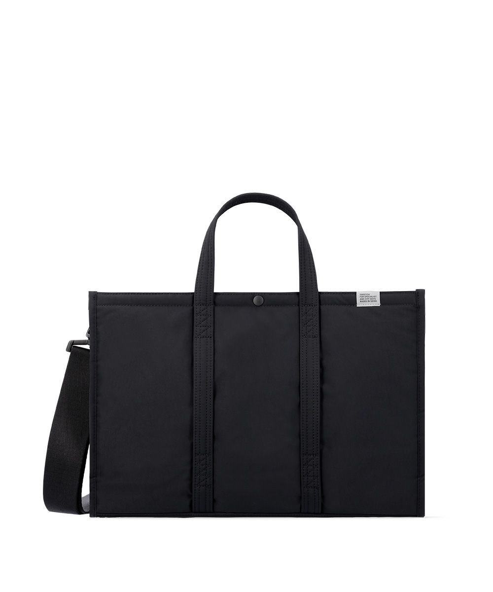 ★SWEETCH★TOTE BRIEF 001 WIDE M Glossy Black★送料・関税込 MUSINSA公式 | SWEETCH TOTE BRIEF 001 WIDE M Black