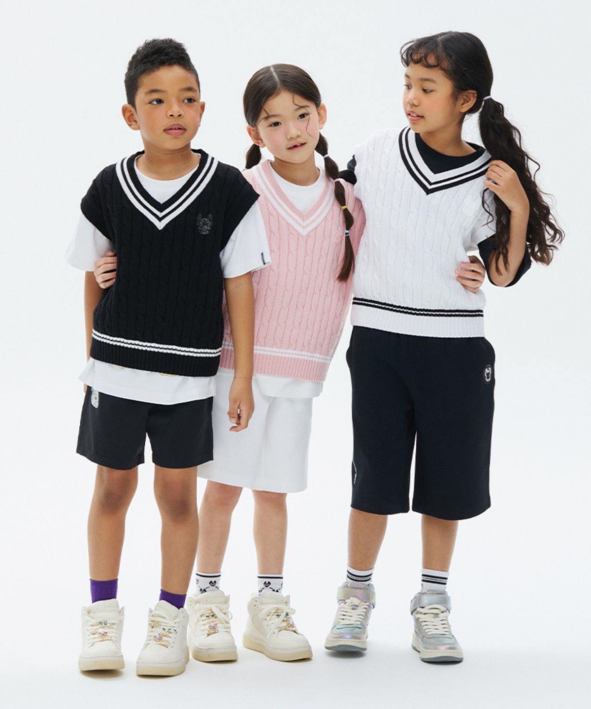 라이프워크 키즈(LIFEWORK KIDS) 키즈) 클래식 케이블 니트베스트