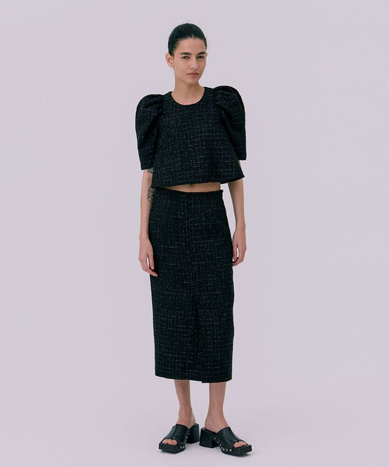 26 Tweed skirt_black(트위드 스커트_블랙)