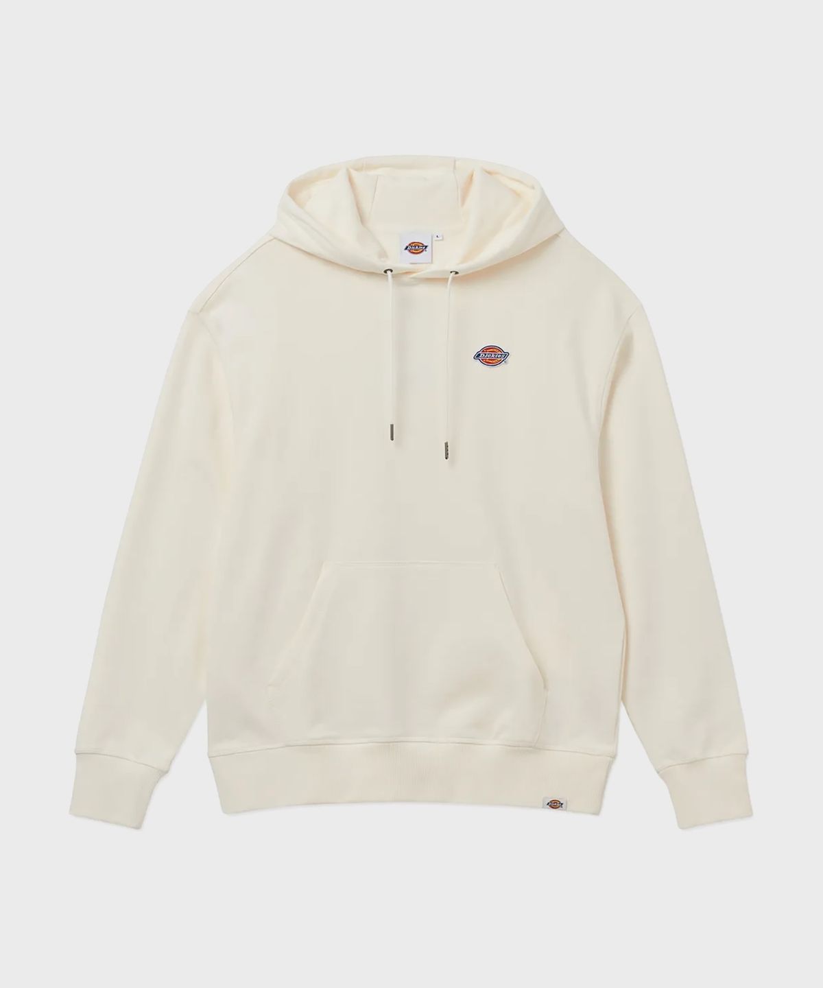 디키즈(DICKIES) 프렌치 테리 릴렉스드 스몰 자수 로고 후드 티셔츠 Egglet