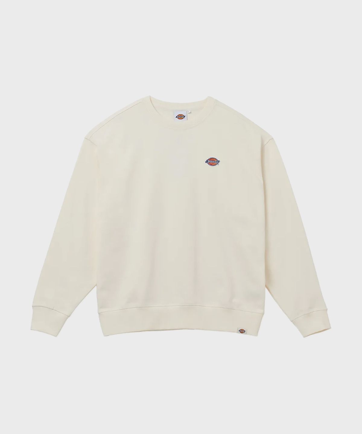 디키즈(DICKIES) 프렌치 테리 릴렉스드 스몰 자수 로고 크루넥 Egglet