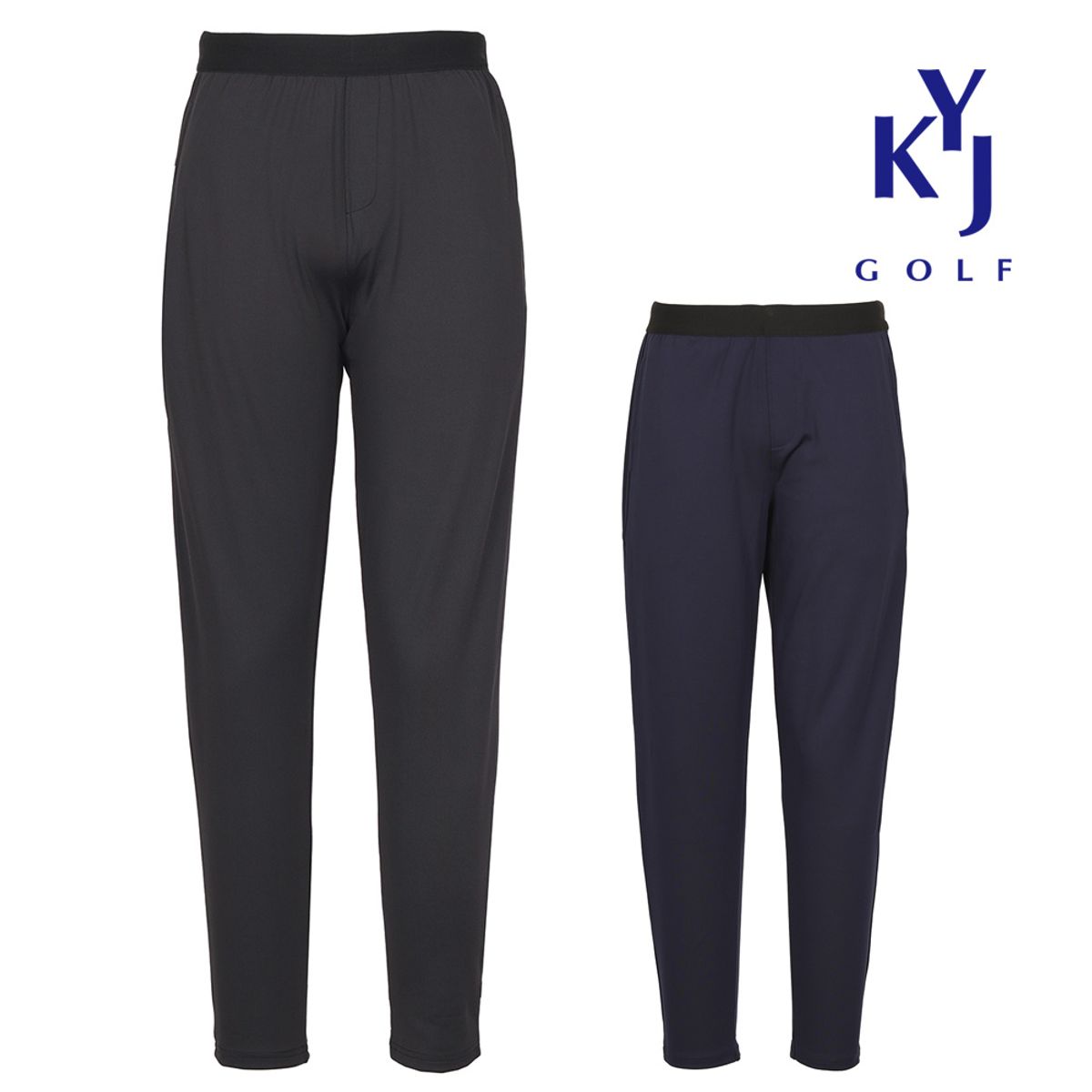 김영주 골프(KIM YOUNG JOO GOLF) 봄가을 남성 사방스트레치 탄력 슬림핏 트레이닝 팬츠 KNSMSL84