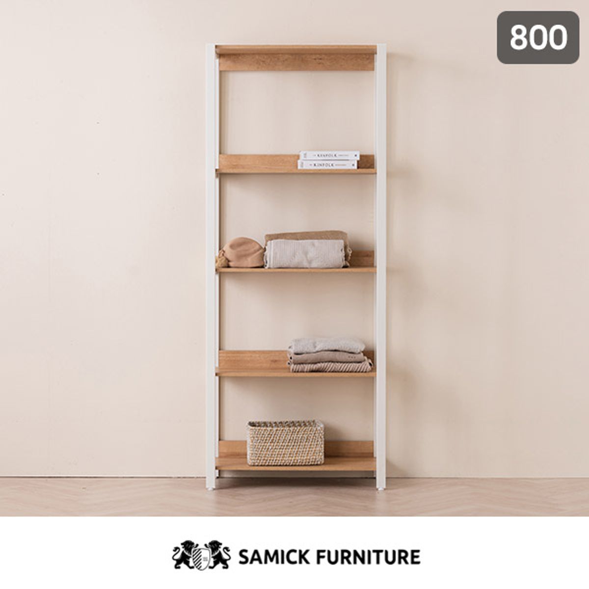 삼익가구(SAMICK) 테일러 드레스룸 800 5단 선반장
