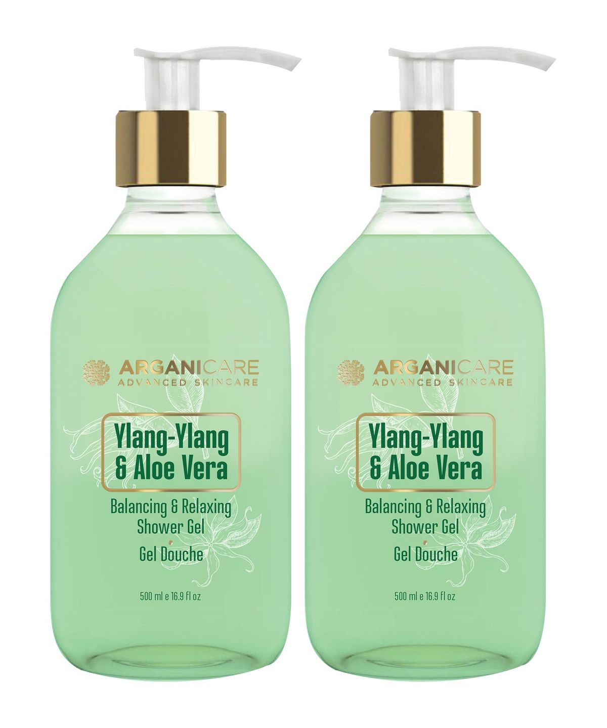 아르가니케어(ARGANICARE) 일랑일랑&알로에베라 바디워시 500ml*2