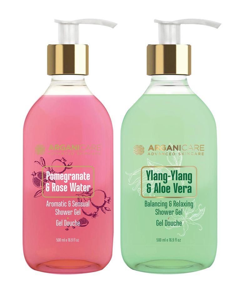 바디워시 석류&장미 500ml+일랑일랑&알로에베라 500ml