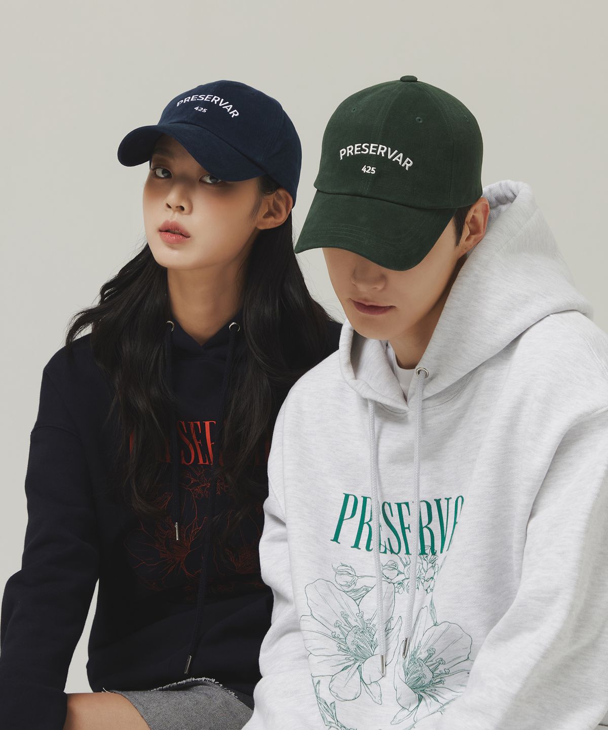 수에뇨스튜디오(SUENO STUDIO) 425 빈티지 워싱 볼캡(그린)