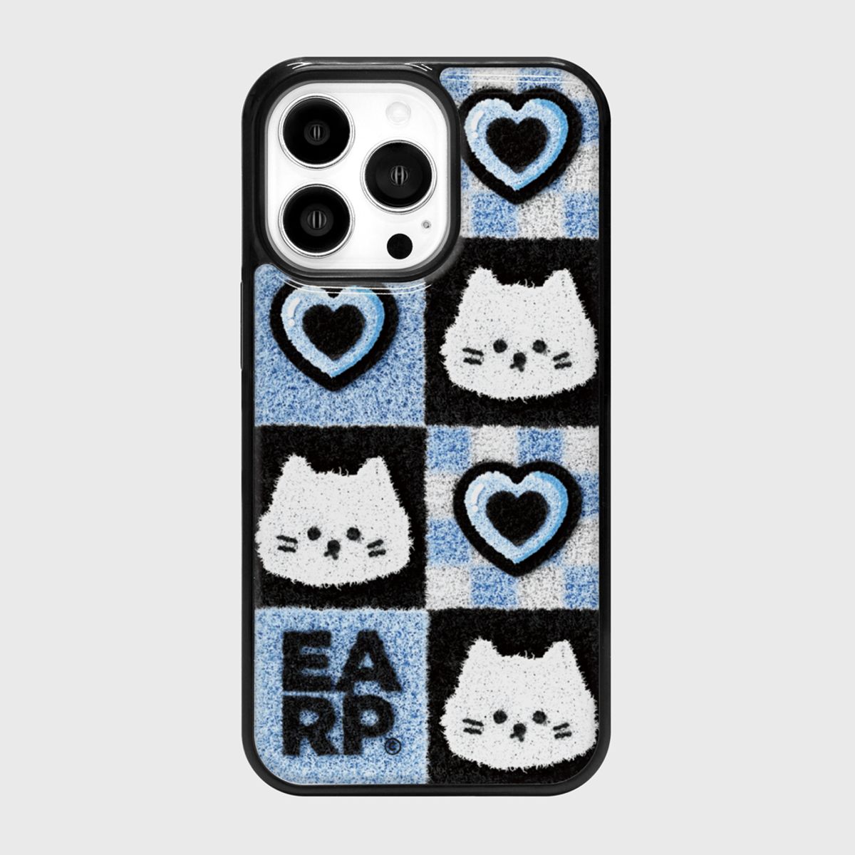 어프어프(EARPEARP) [갤럭시 S26 추가]CHECKER BOARD HEART CHICHI(에폭시)