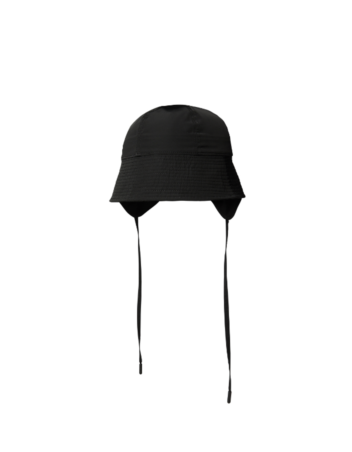 백씨(VAEKCIE) NYLON EARFLAP BUCKET HAT_BLACK