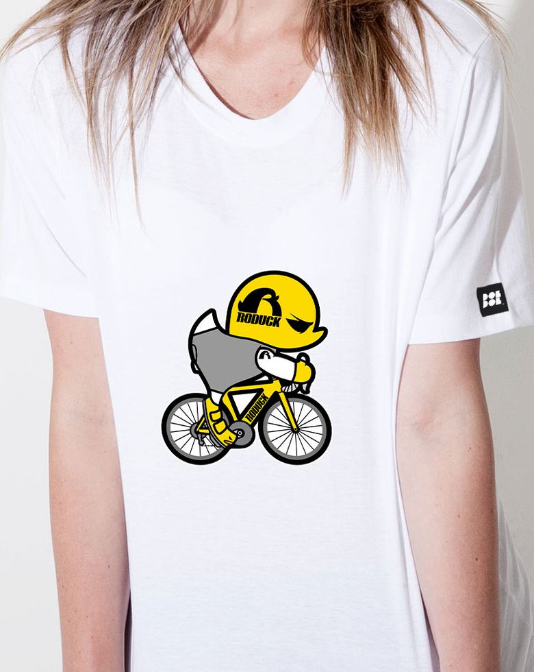 Roduck_T-shirts_05 로드자전거 오리 로덕 캐릭터 그래픽 티셔츠