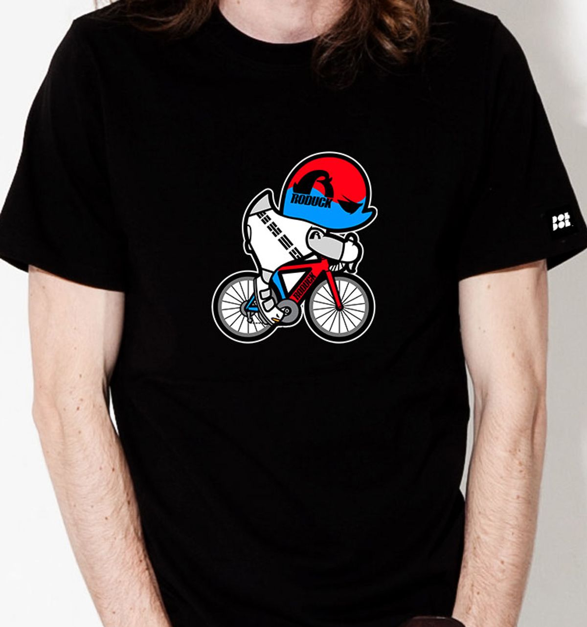 돌돌(DOLDOL) Roduck_T-shirts_06 로드자전거 오리 로덕 캐릭터 그래픽 티셔츠