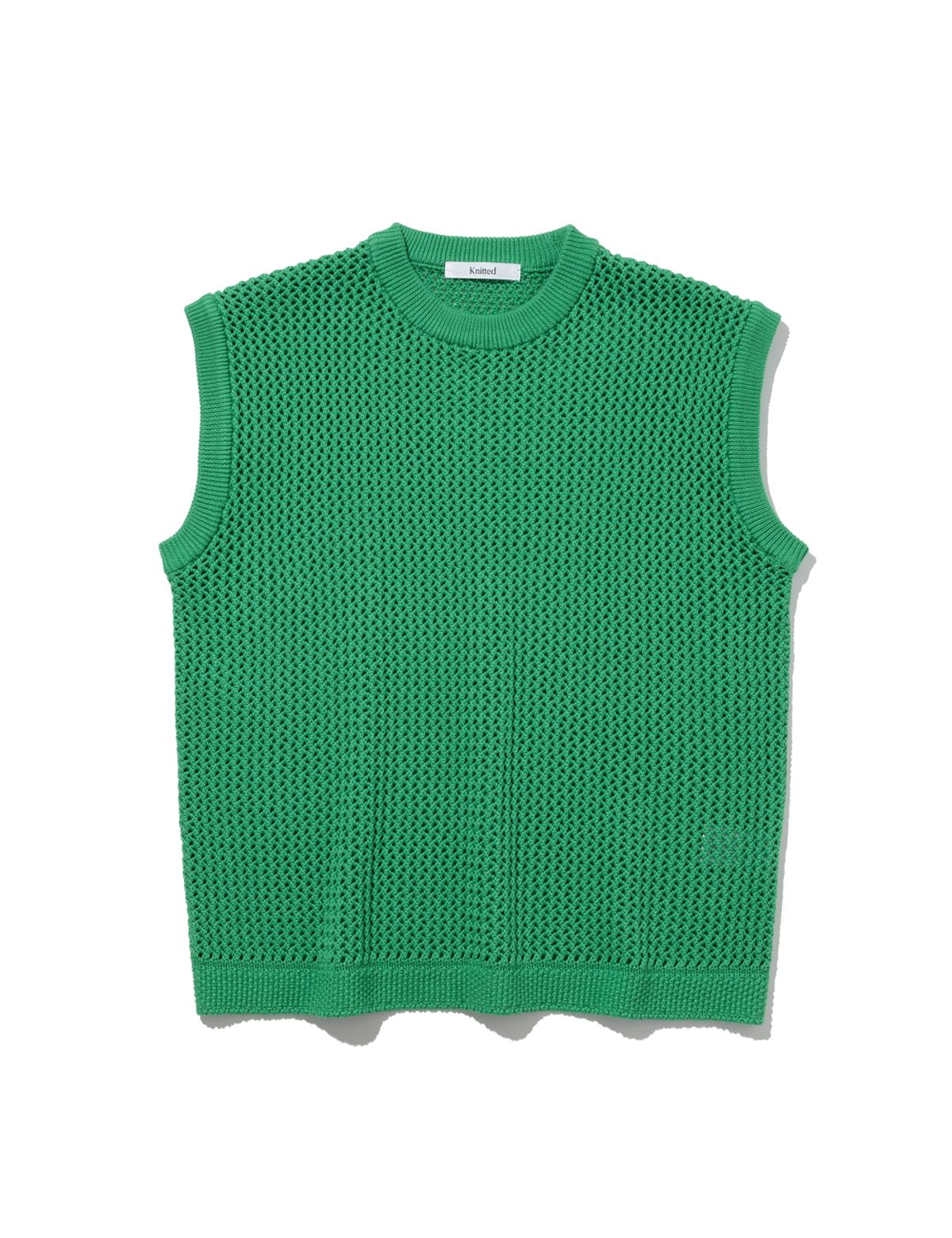 니티드(KNITTED) 네트 라운드 베스트 GREEN