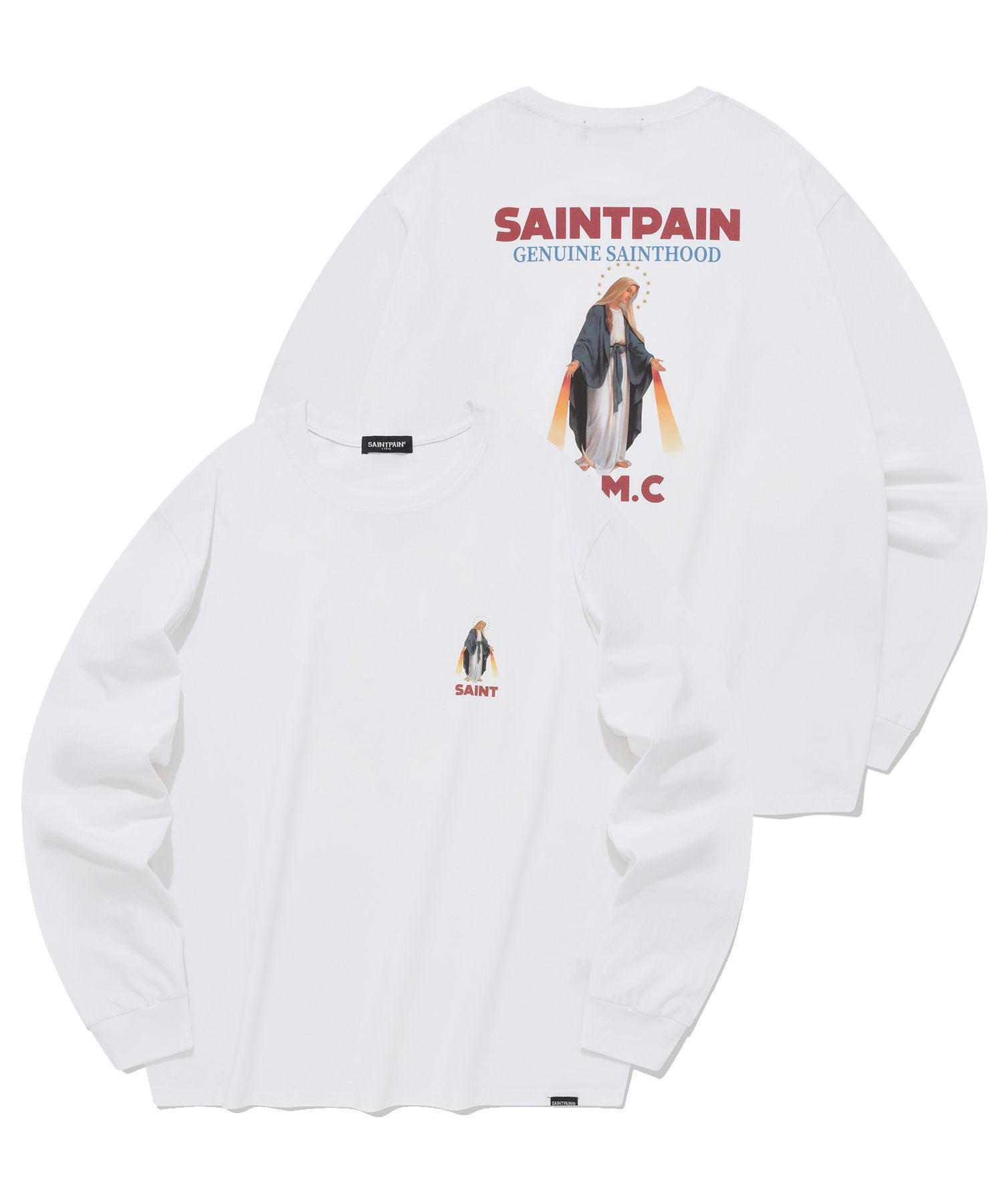 日本未入荷SAINTPAINのSP GRACE MARY LONG SLEEVE 全2色 SP GRACE MARY LONG SLEEVE-WHITE - saintpain | 60% - Asian