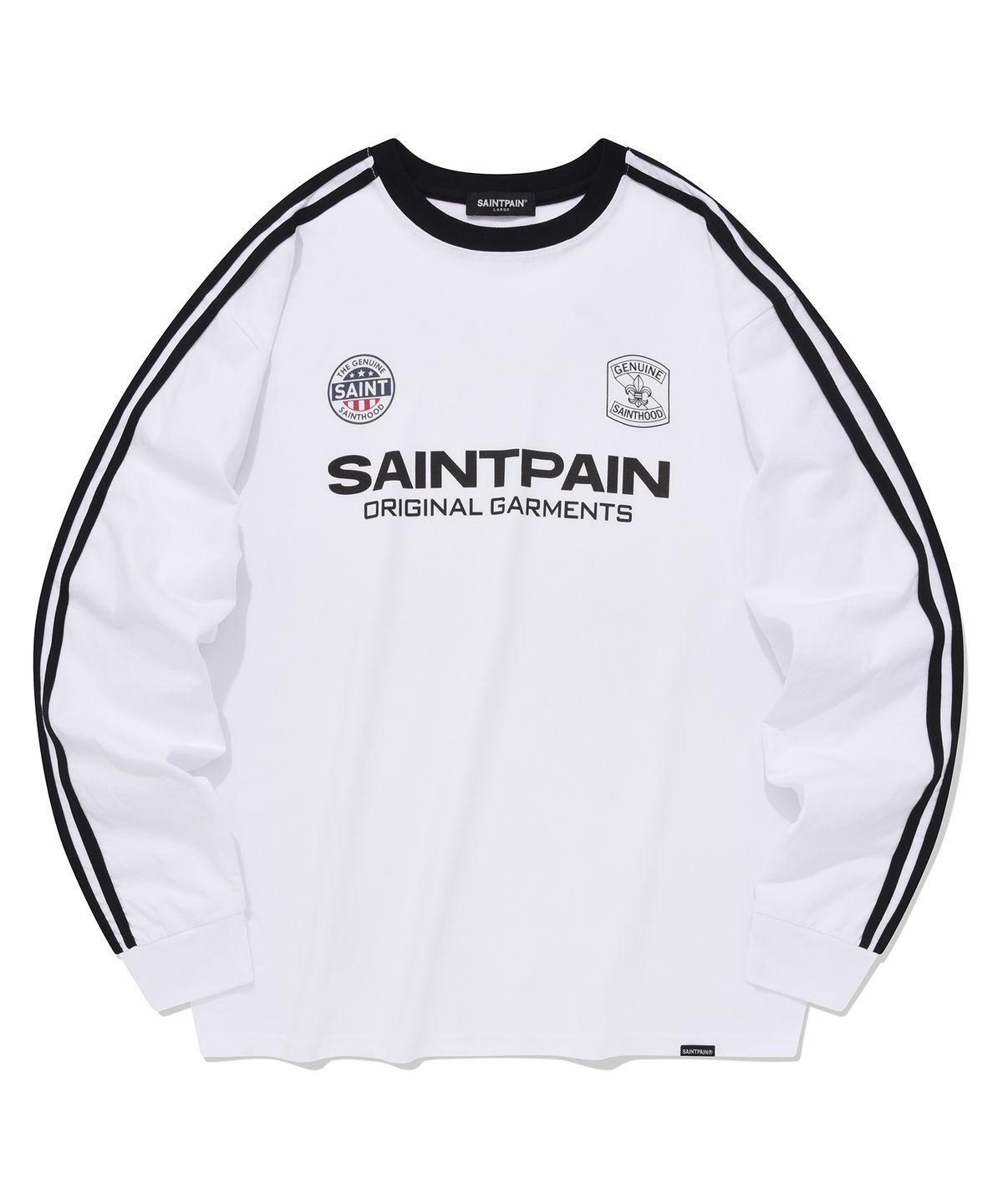 세인트페인(SAINTPAIN) SP 세인트 클럽 롱 슬리브-화이트
