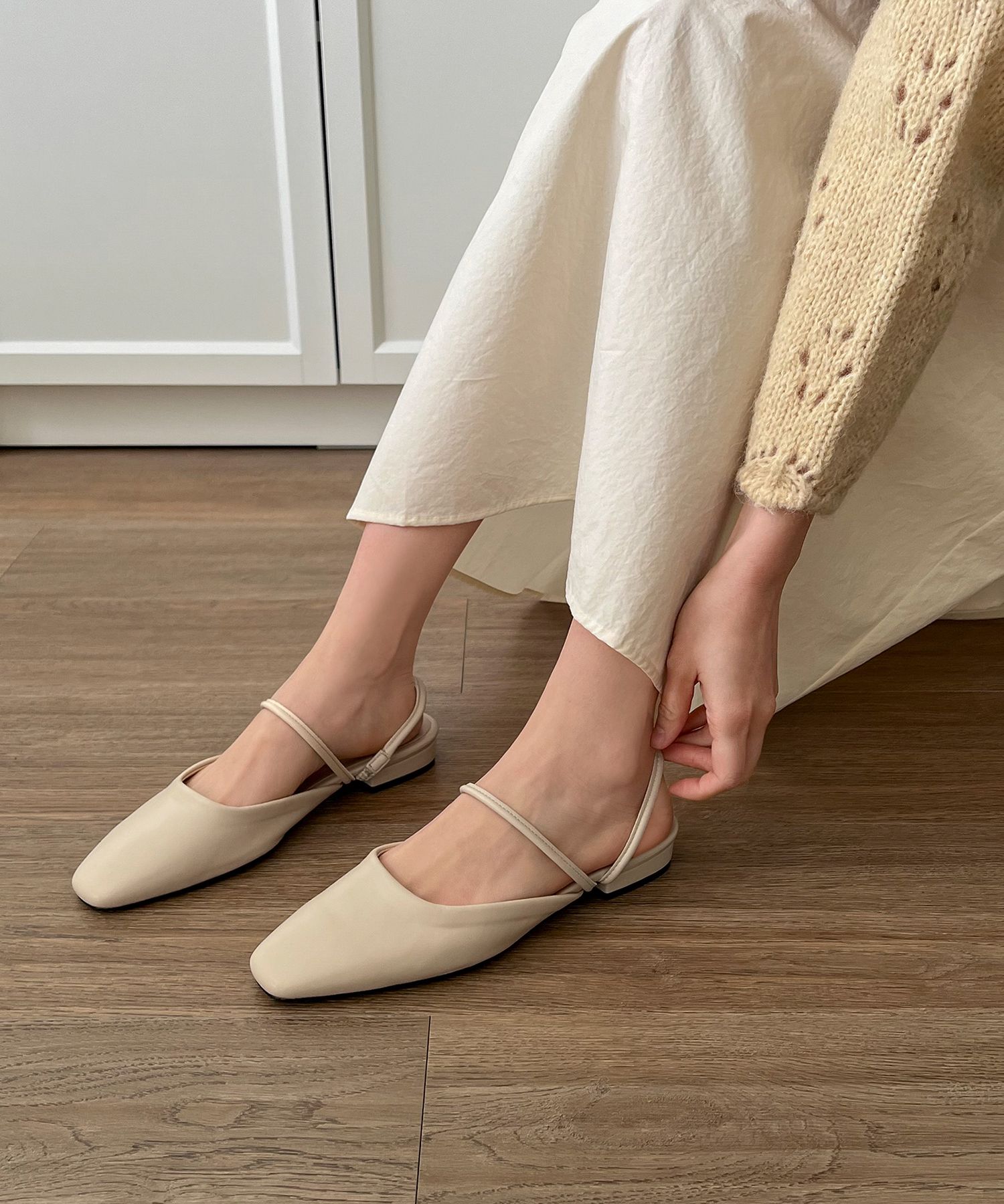 MUSINSA SAPPUN Hamelly Strap Mule Slipper (2cm)