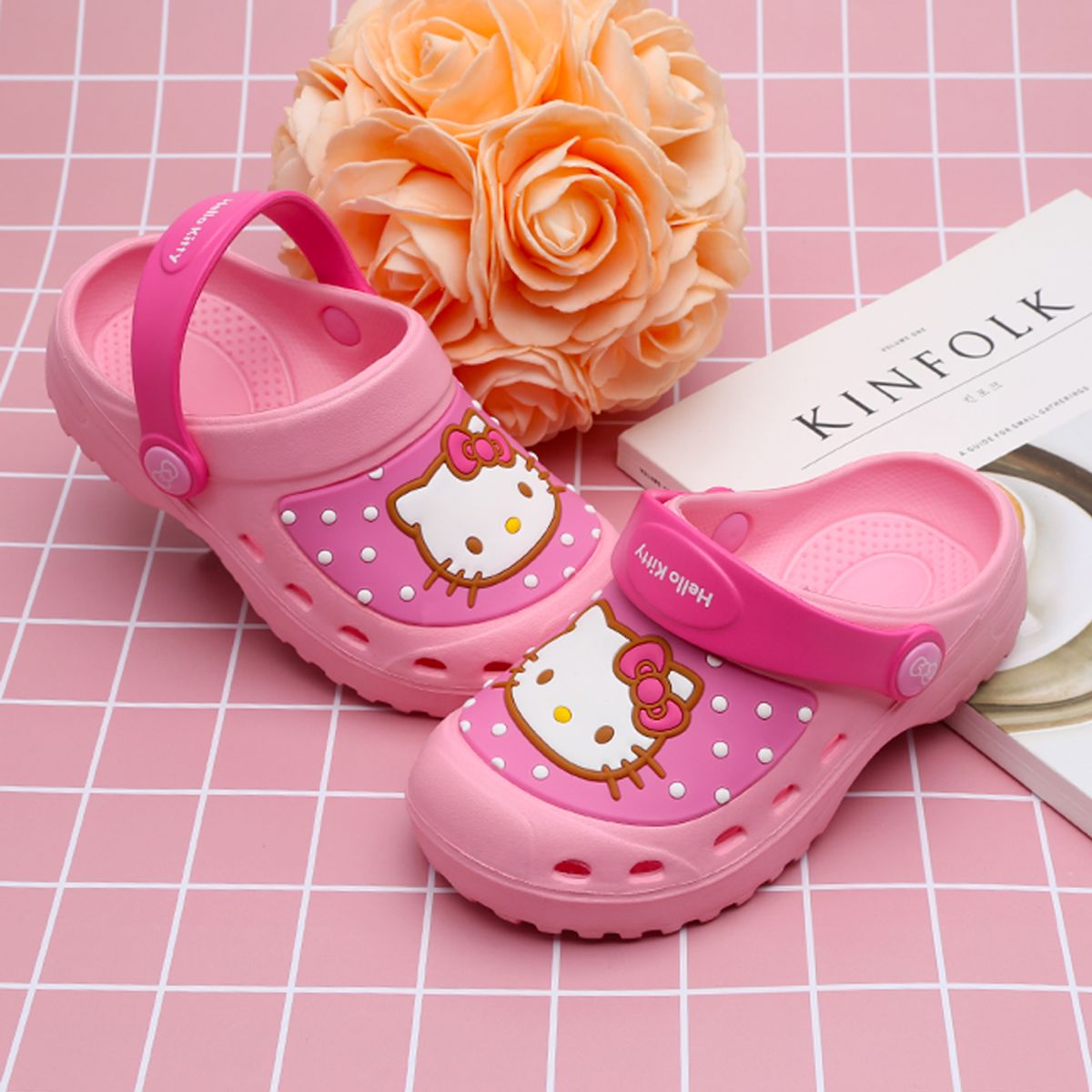 산리오 키즈(SANRIO) 헬로키티 큐디 샌들