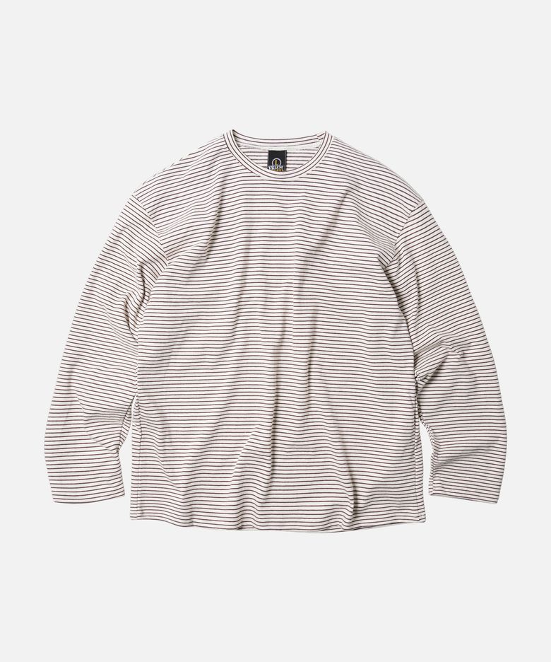 STRIPE OVERSIZED RELAX TEE 002 _ IVORY