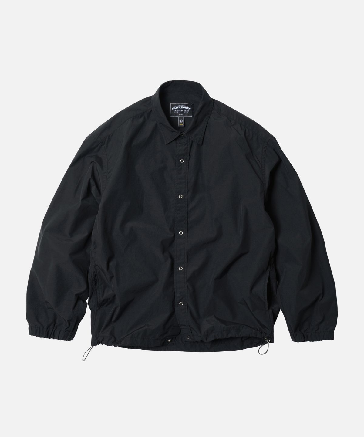 프리즘웍스(FRIZMWORKS) NYLON STRING SHIRT JACKET _ BLACK